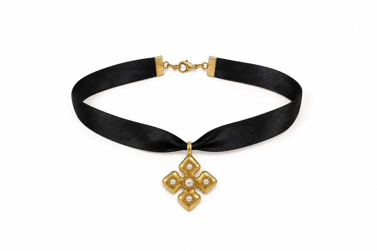 Vintage signed Erwin Pearl 90s Choker