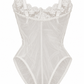 Vintage Oscar de la Renta White Lace Teddy