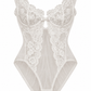 Vintage Oscar de la Renta White Lace Teddy