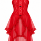 Vintage Hypnotic Red Lace Babydoll