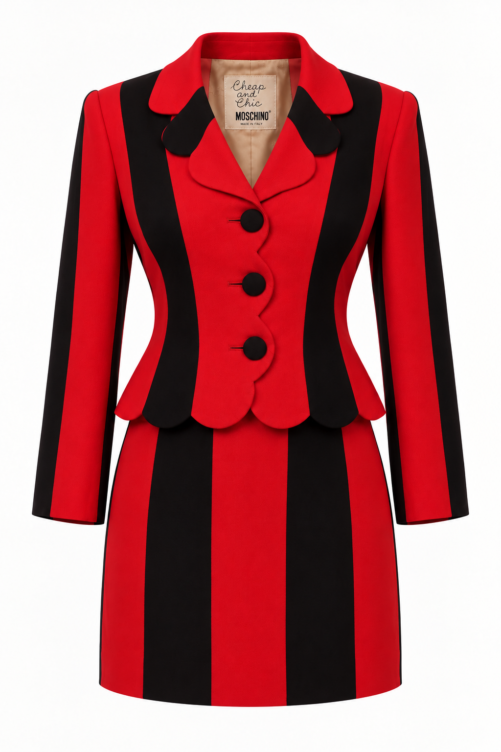 Vintage Moschino blazer and skirt
