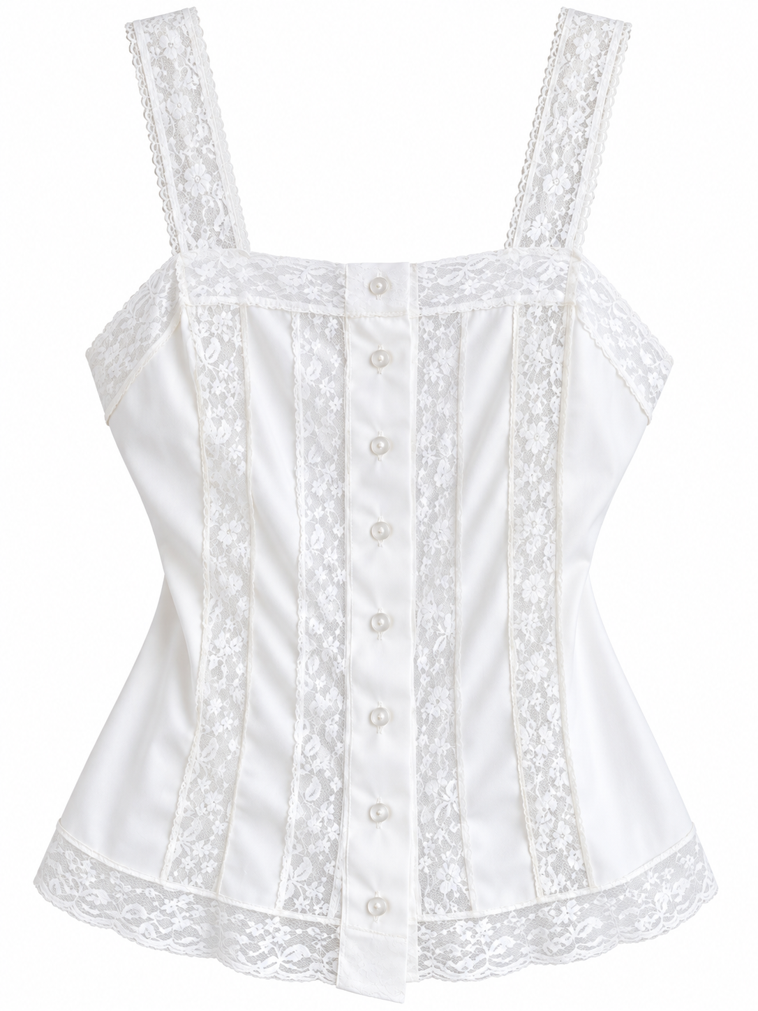 Vintage Ivory Lace Camisole