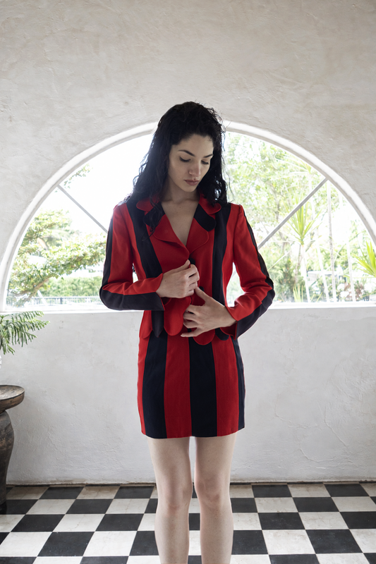 Vintage Moschino blazer and skirt