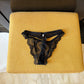 Marietta Black Lace Thong