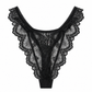Marietta Black Lace Thong