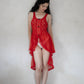 Vintage Hypnotic Red Lace Babydoll